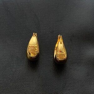 TRIOMPHE BOLD HOOPS IN BRASS